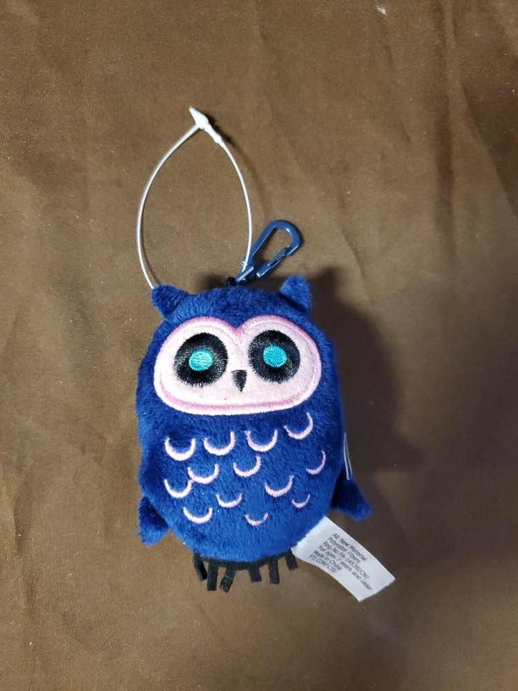 Crckt Zipper Pull Blue Owl