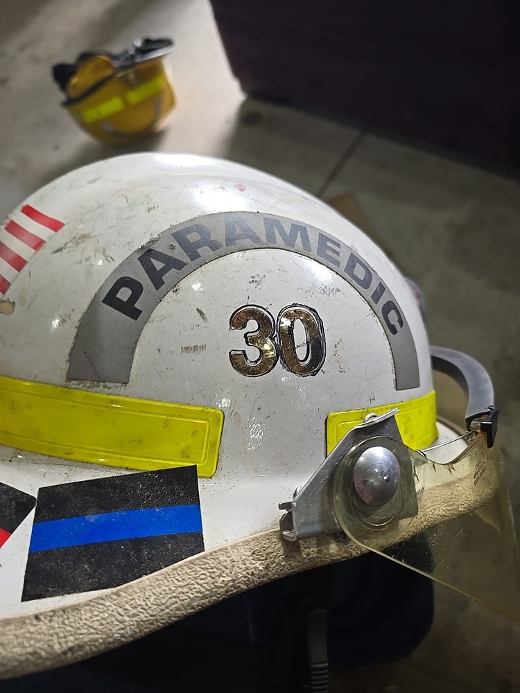 Retired Firefighter Helmet