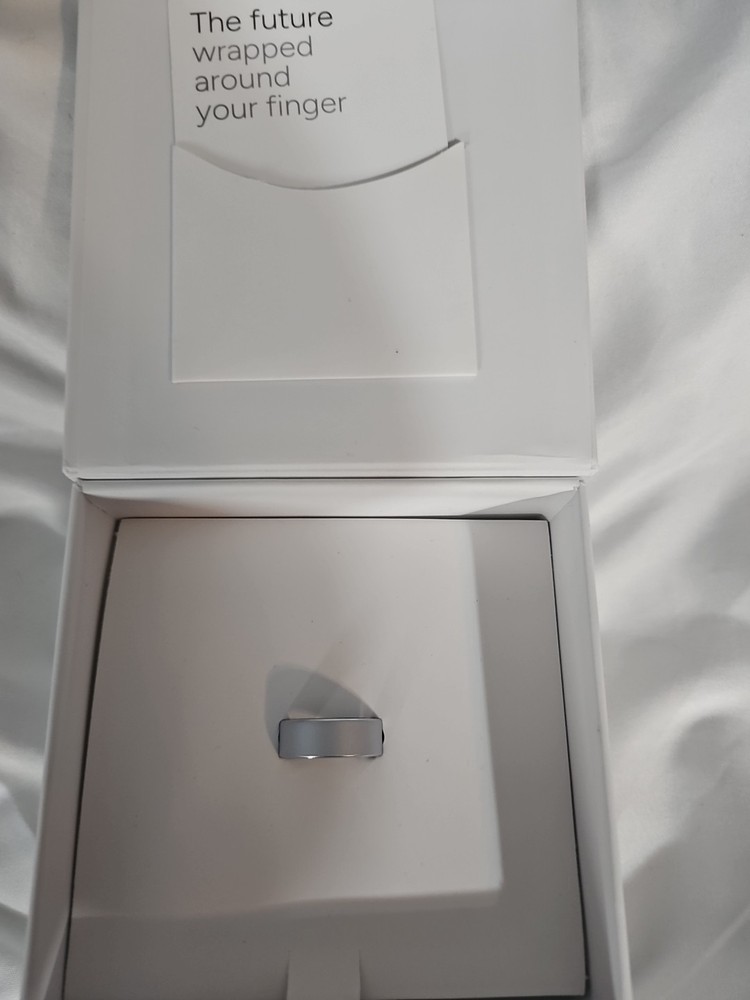 Gabit Smart Ring – Size 07 – Silver – New-Open box
