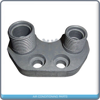 New A/C Compressor Adapter Fitting fits SD7B10 - 8/10 Vertical Exit
