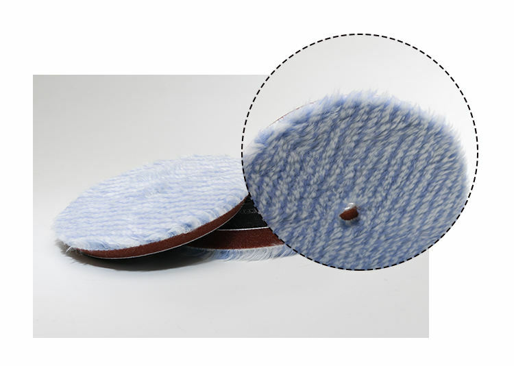 6"microfiber cutting buffing pads da rotary 2pc