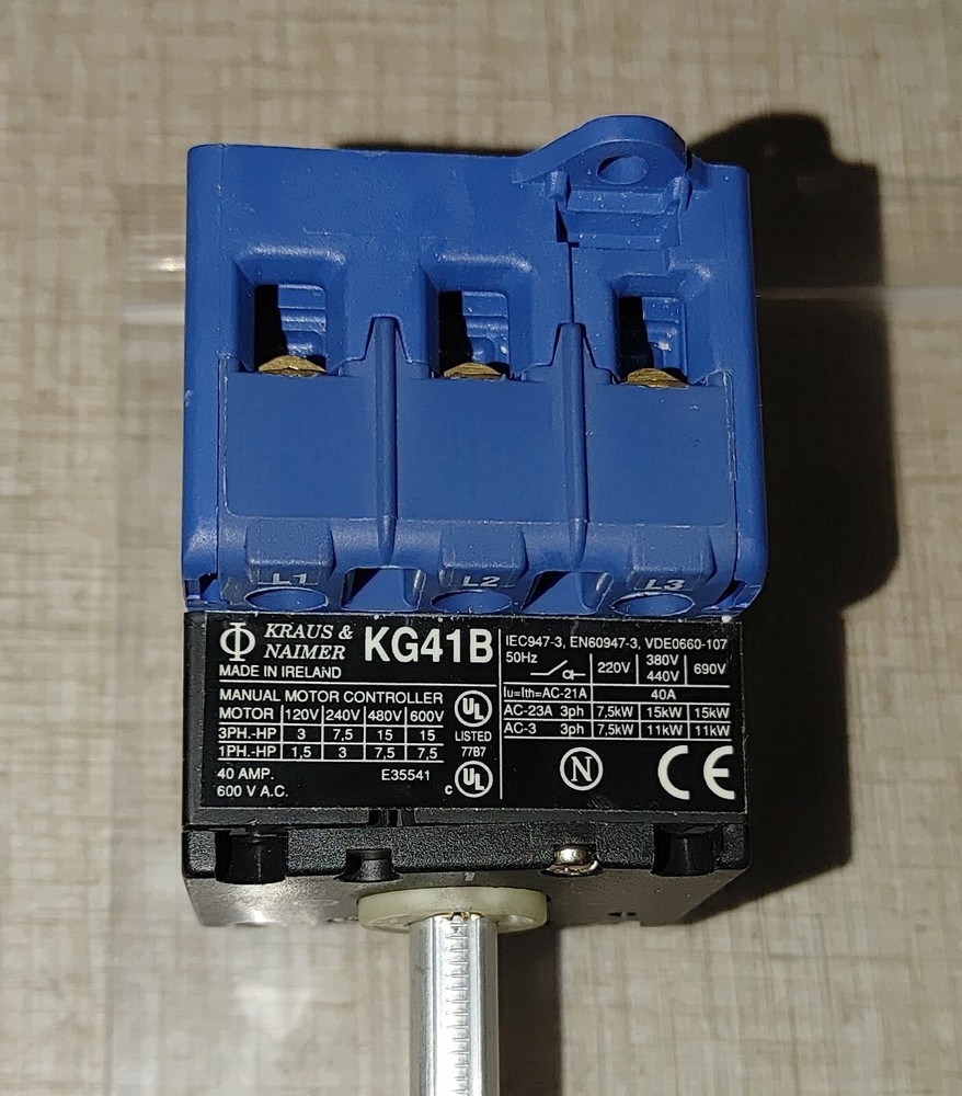 Denford Triac PC CNC Mill Control Box On/Off Switch K04U