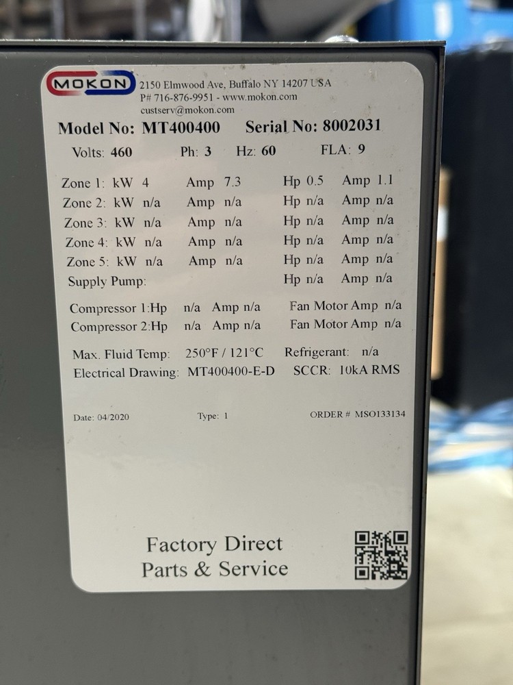 Mokon HT400400 Circulating Water Temperature Control System