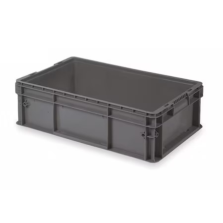 Buckhorn Sw241507f101000 Solid & Stackable Straight Wall Storage Container, 8.3