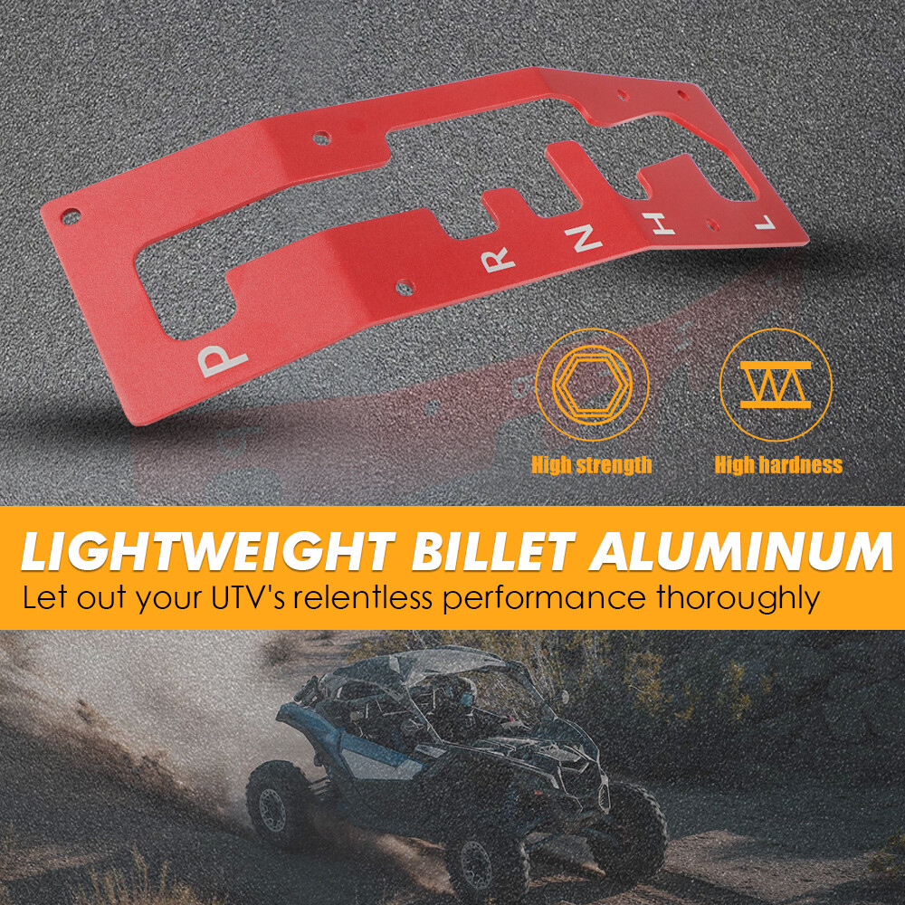Shifter Gate Plate Panel + Passenger Grab Handle Holder For Can-Am Maverick X3