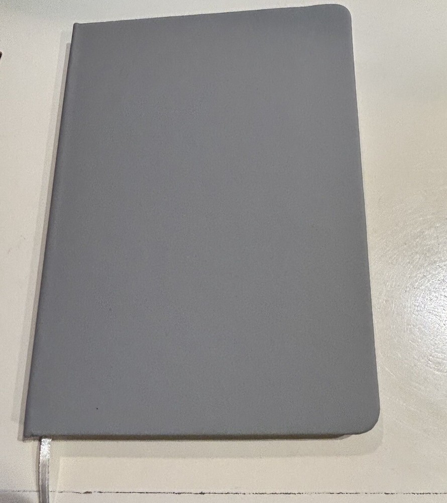 Gray 5"x 7" Lined Journal - 64 Pages - Used