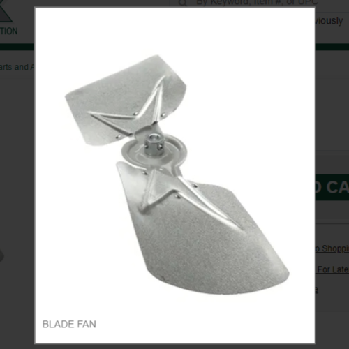 BLADE FAN # 9131461-01
