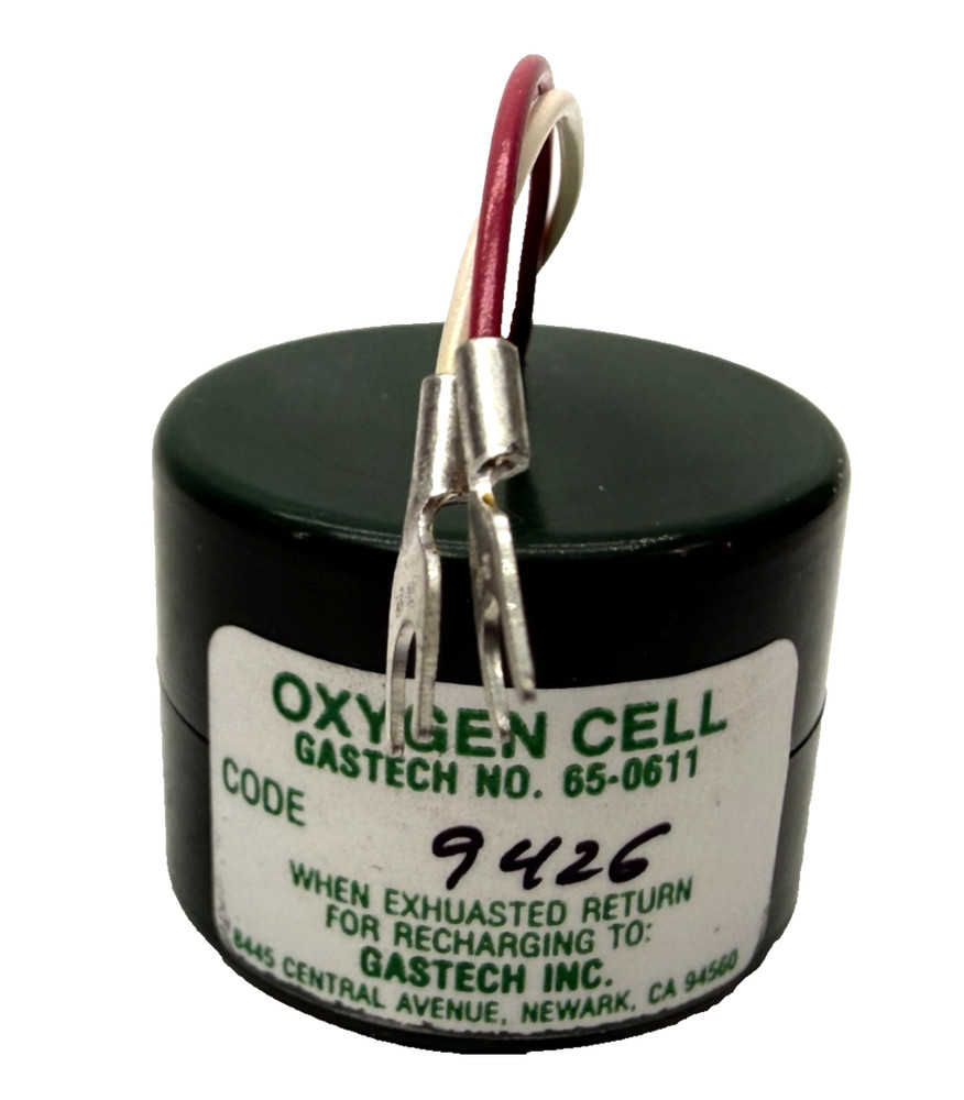 Gas Tech 65-0611 Oxygen Cell Sensor for PoTechTor & Prot II Sensor