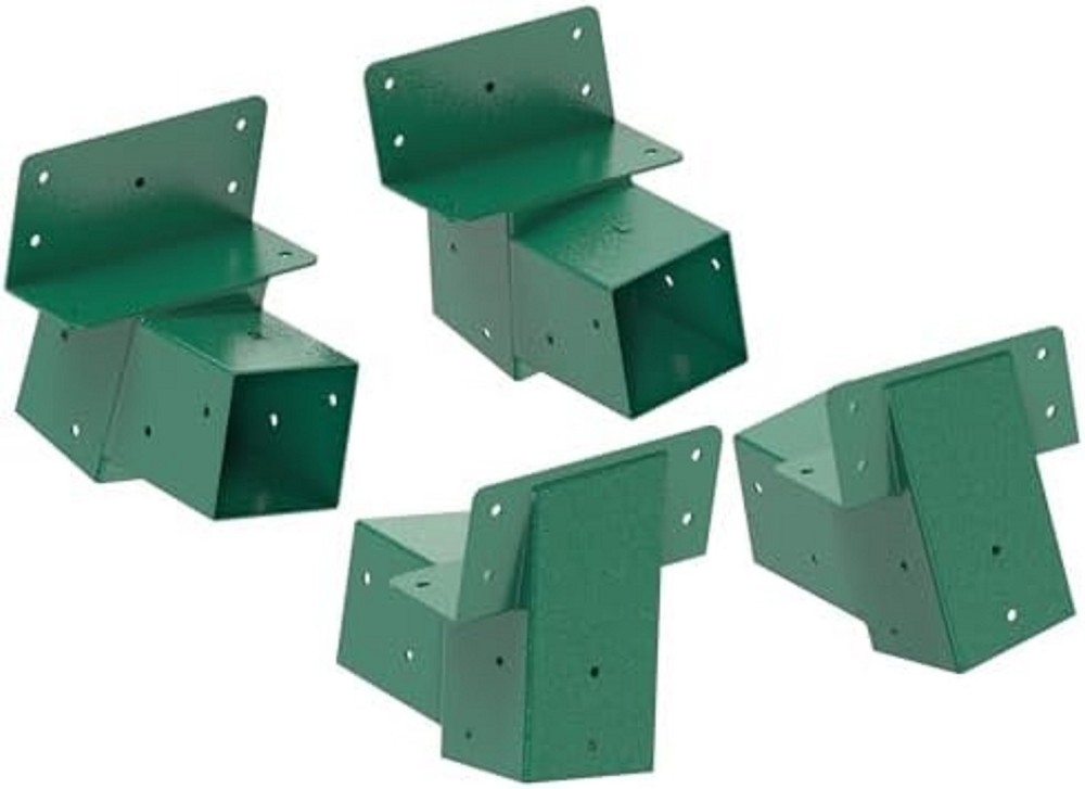 4Pack Deer Blind Brackets 4X4 Heavy Duty Deer Stand Bracket Compound Angle Brack