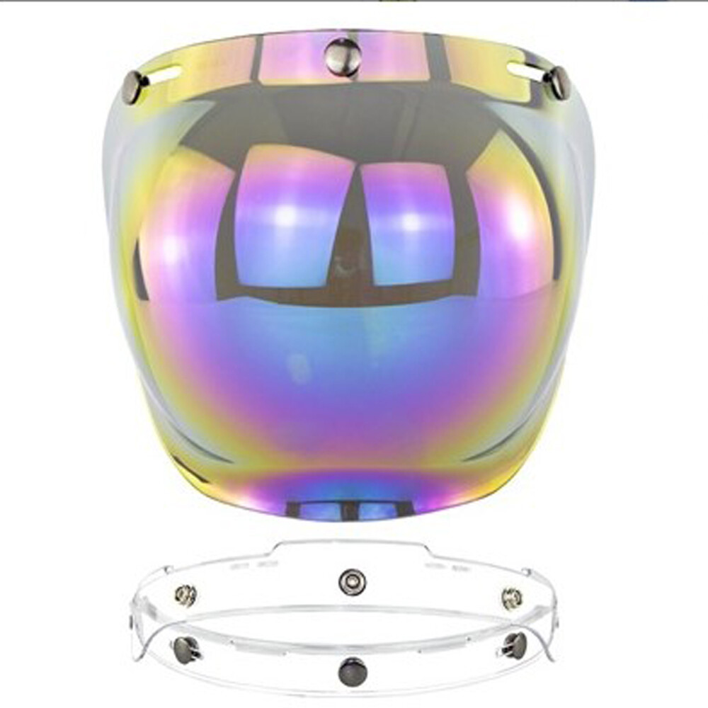 Open Face Helmet Visor Motorcycle Helmets Bubble Visor Flip Up Motorcycles Visor