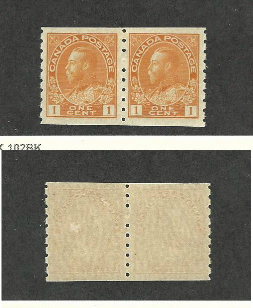 Canada, Postage Stamp, #126 Pair Mint NH, 1923