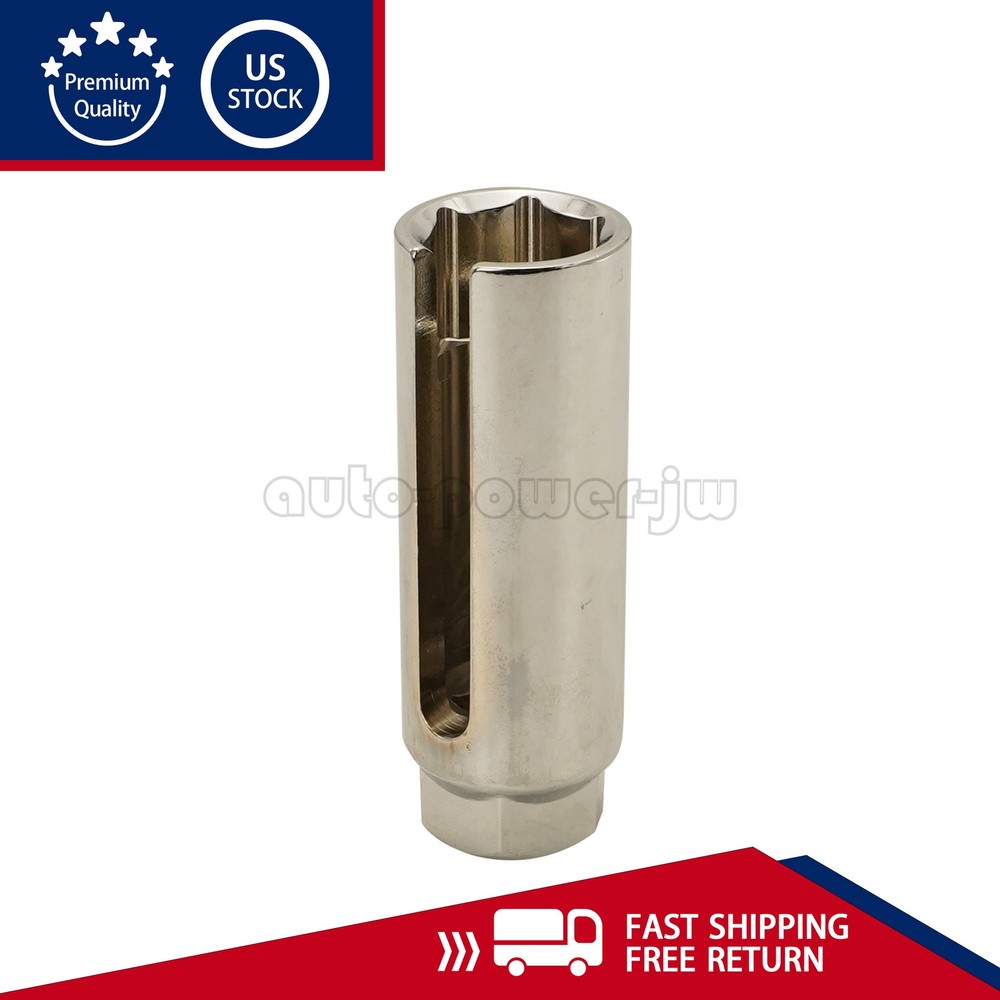 7/8'' 22mm O2 Oxygen Sensor Socket Removal Tool Side Wire Cutout 1/2" Drive US