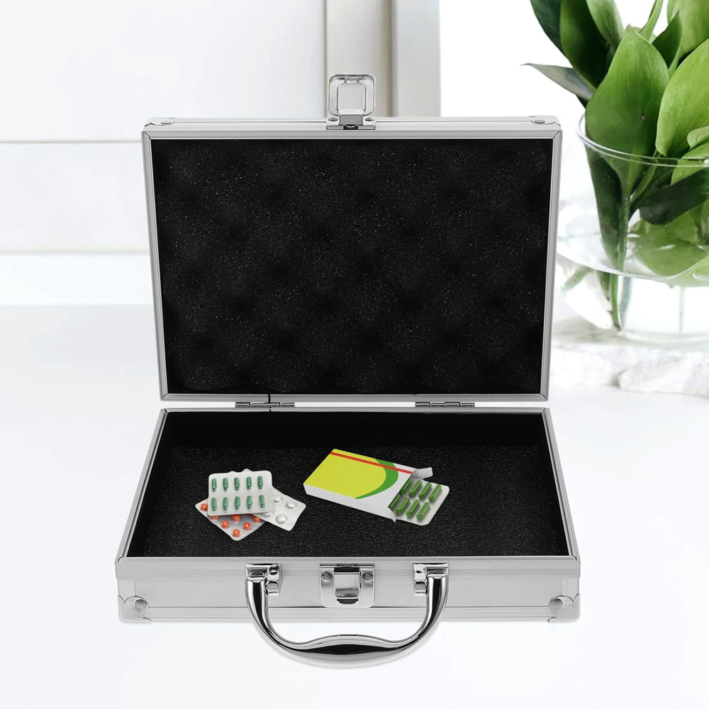 Aluminum Briefcase Multi-Functional Toolbox Carrying Box Handheld Suitcase for G