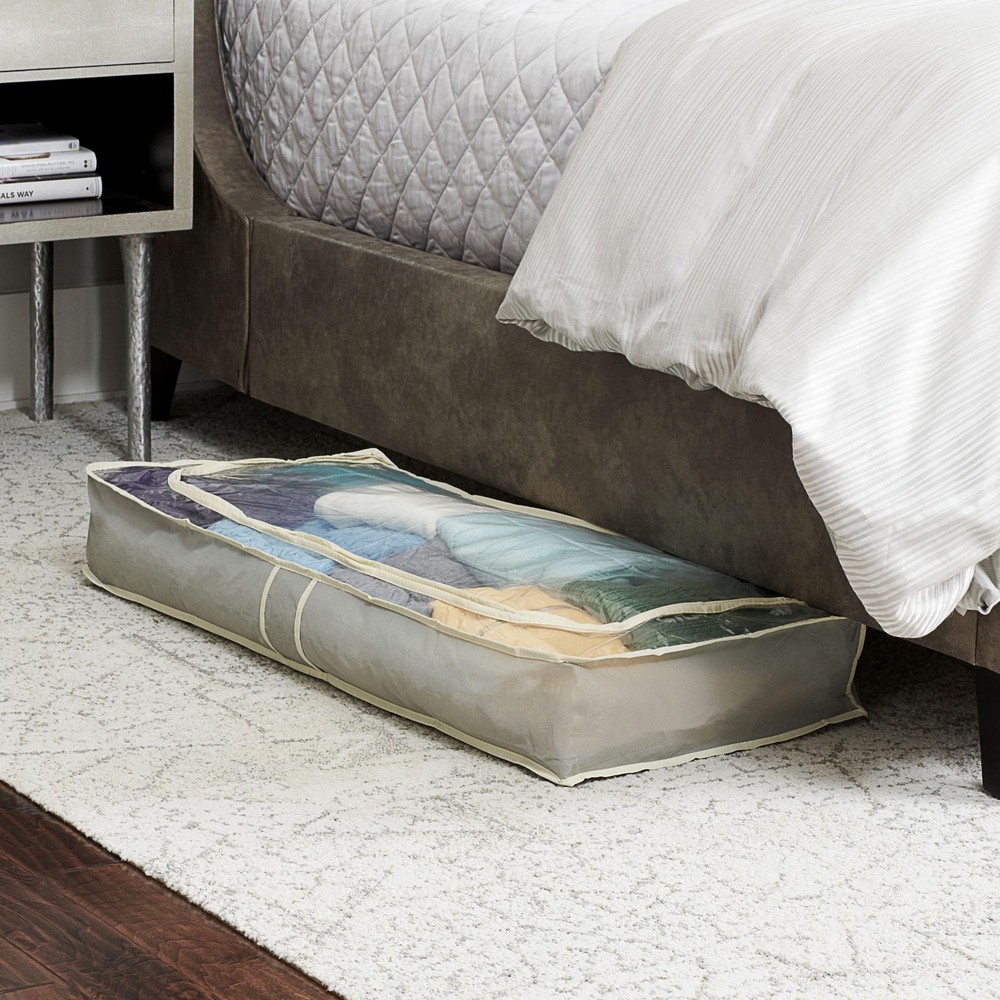 Under Bed Storage Chest, Beige