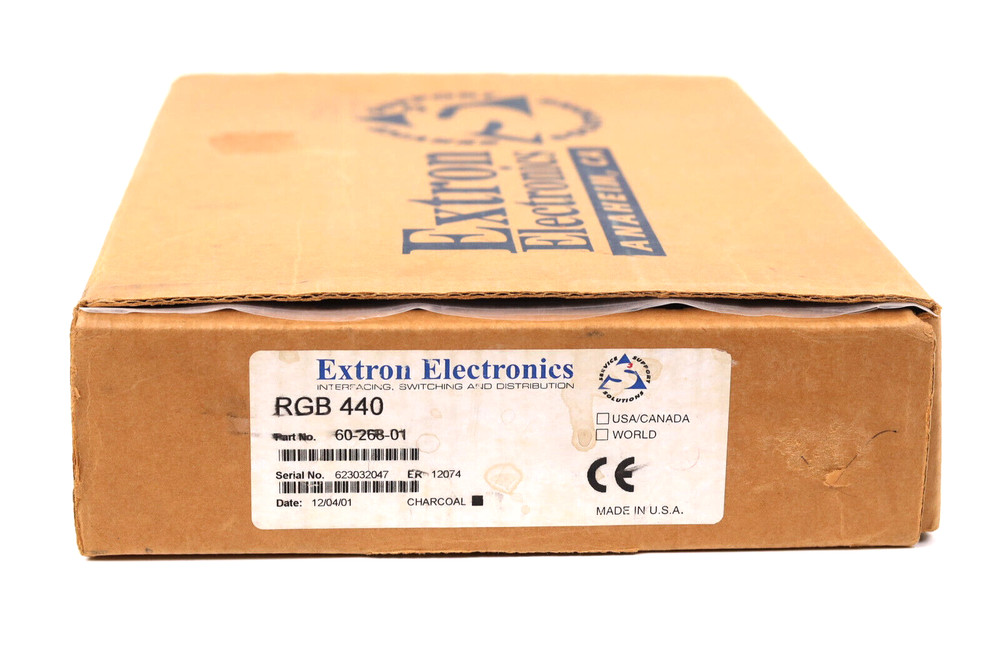 New Extron RGB 440 Interface w/ Audio o508