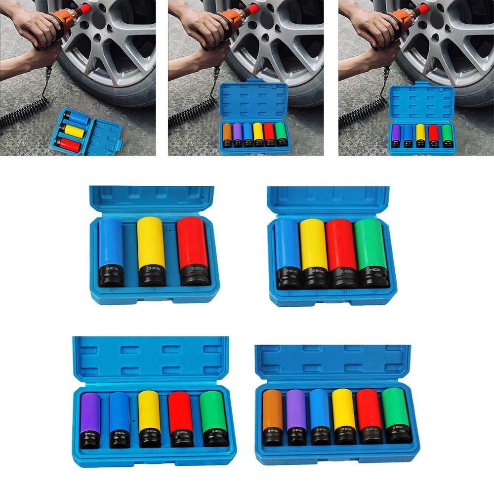 Wheel Socket Set ,Thin Socket Set ,Impact Wrench ,Drive Angle 1/2" Wheel