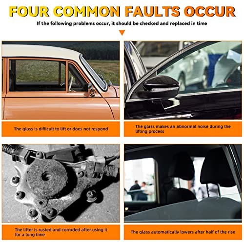 Rear Left Driver Side Power Window Regulator with Motor Rear Left (Driver) Side