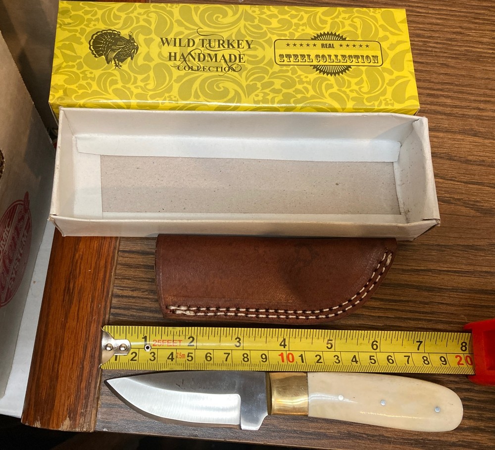 Wild Turkey Handmade Collection Steel Fixed Blade