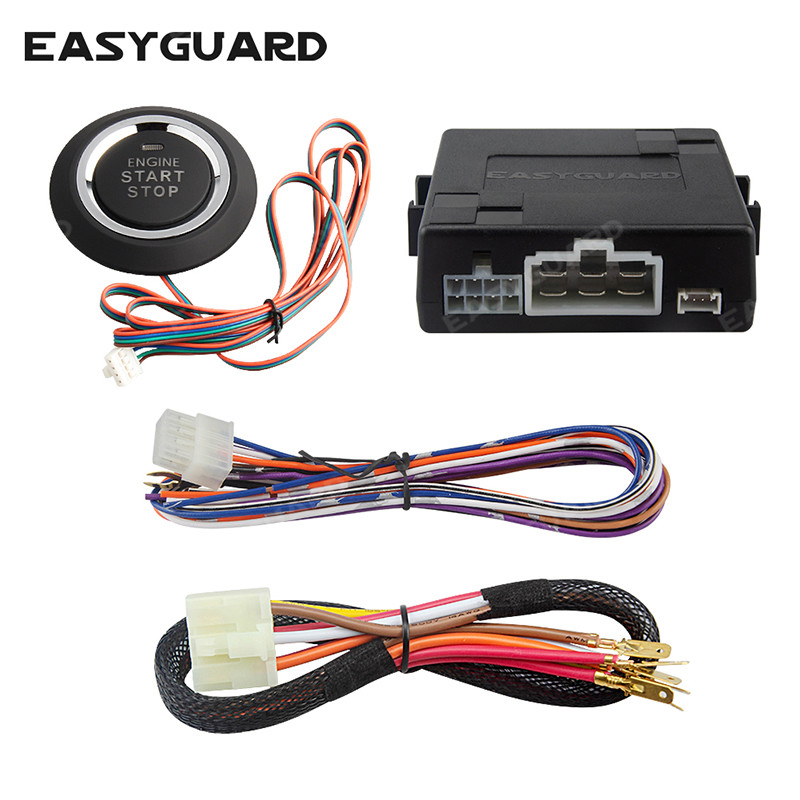 EASYGUARD push start button module can work W OEM key keyless go system dc12v