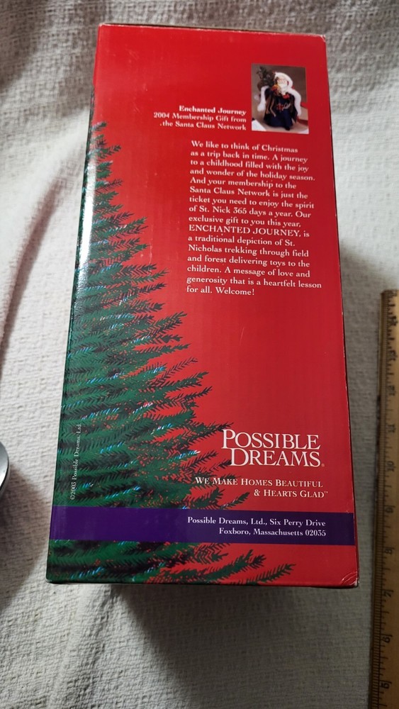 Enchanted Journey Clothteque Santa Retired