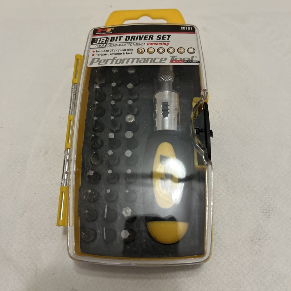 PERFORMANCE TOOL 38 PIECE BIT Driver SET WILMAR 20151