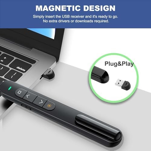 Wireless Presentation Clicker USB Slide Remote