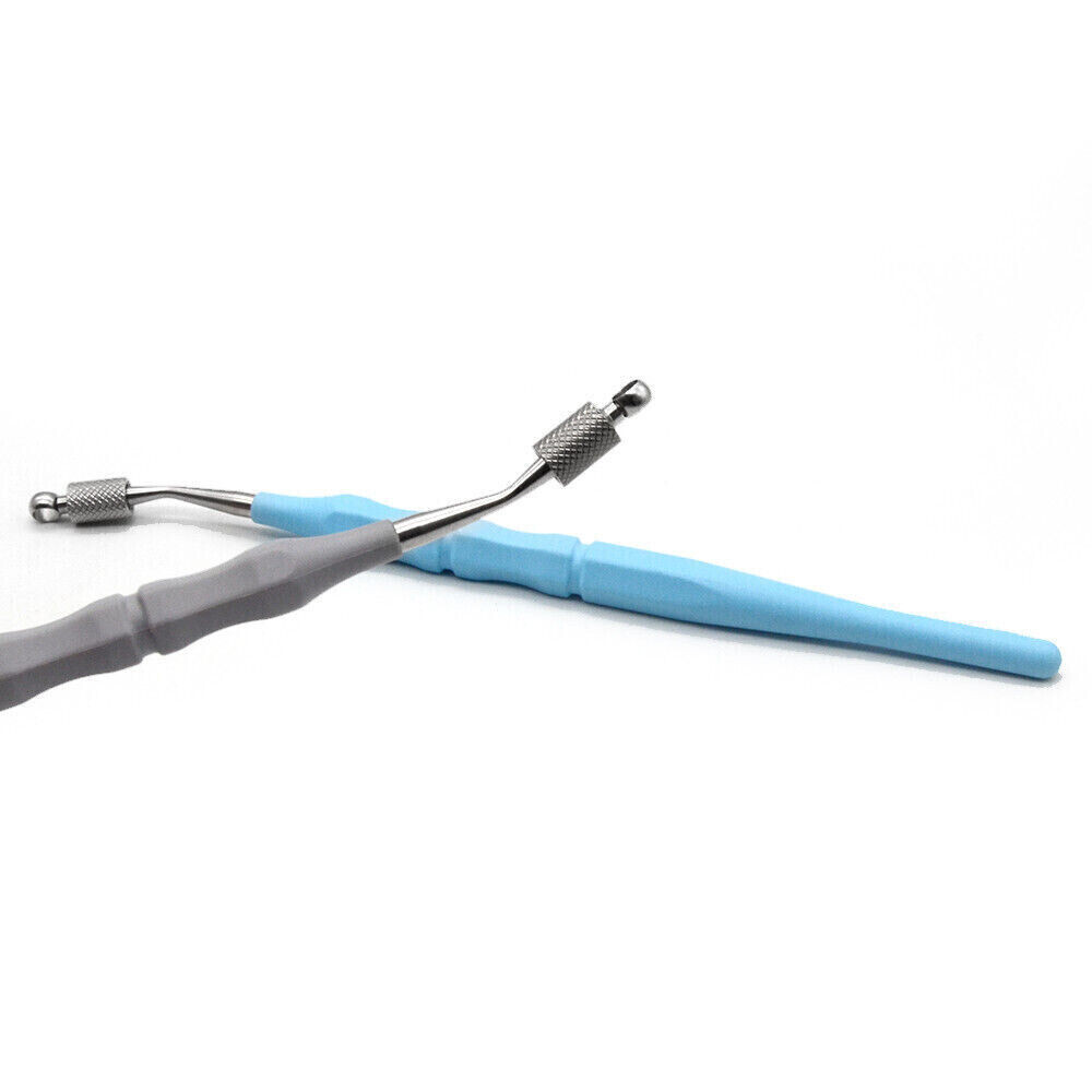 Dental 134℃ Autoclaved Simple Structure Endo File Holder Handle Hand Root Grey