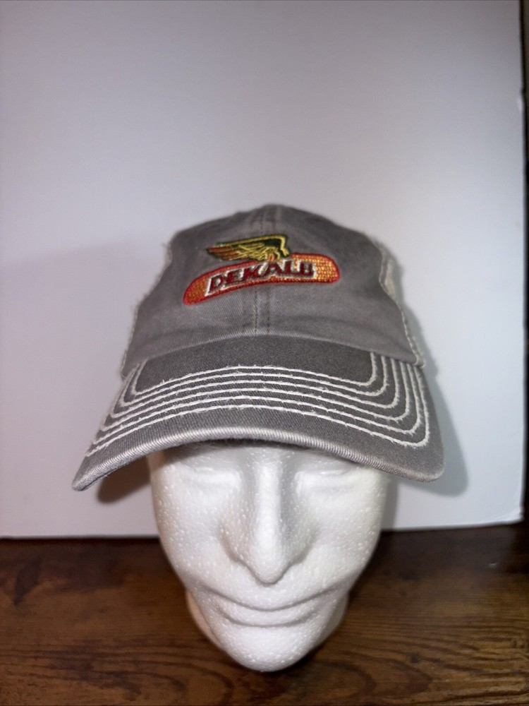 Dekalb Hat Cap Gray Mesh Back Adjustable