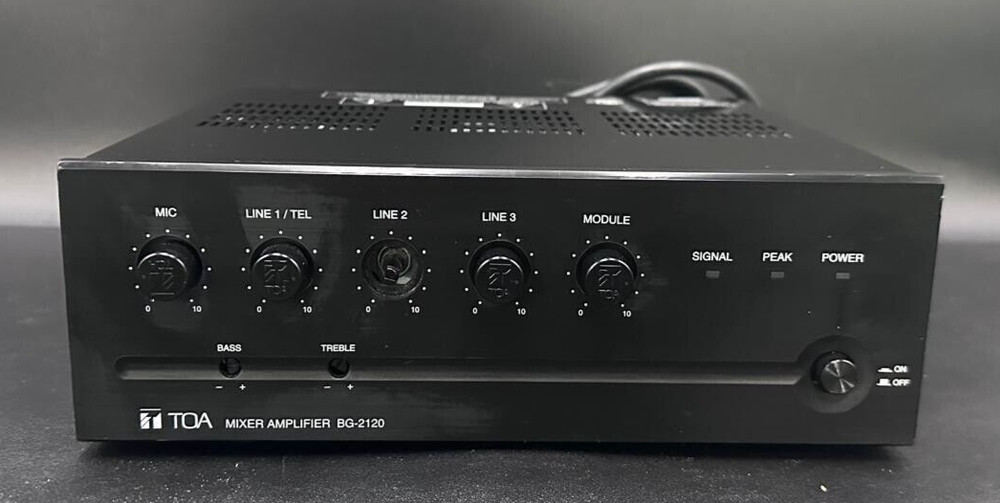 TOA Mixer Amplifier BG-2120 AS - IS