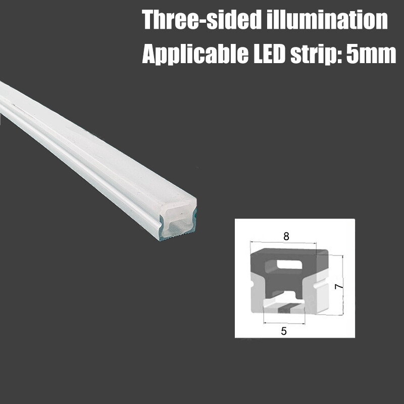 Silicone LED Channel Waterproof Flexible Bendable Spotless Diffuser Cover Tube