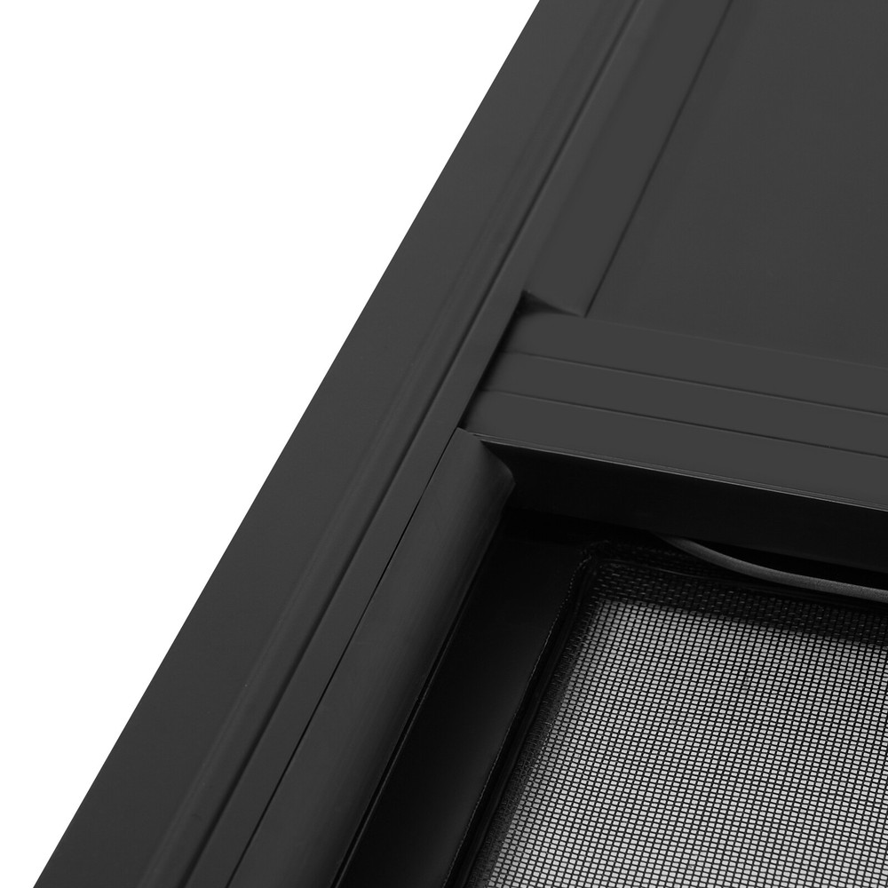 2Pcs RV Window Vertical Slide Window Rectangular Clip-on Mounting Venting Window