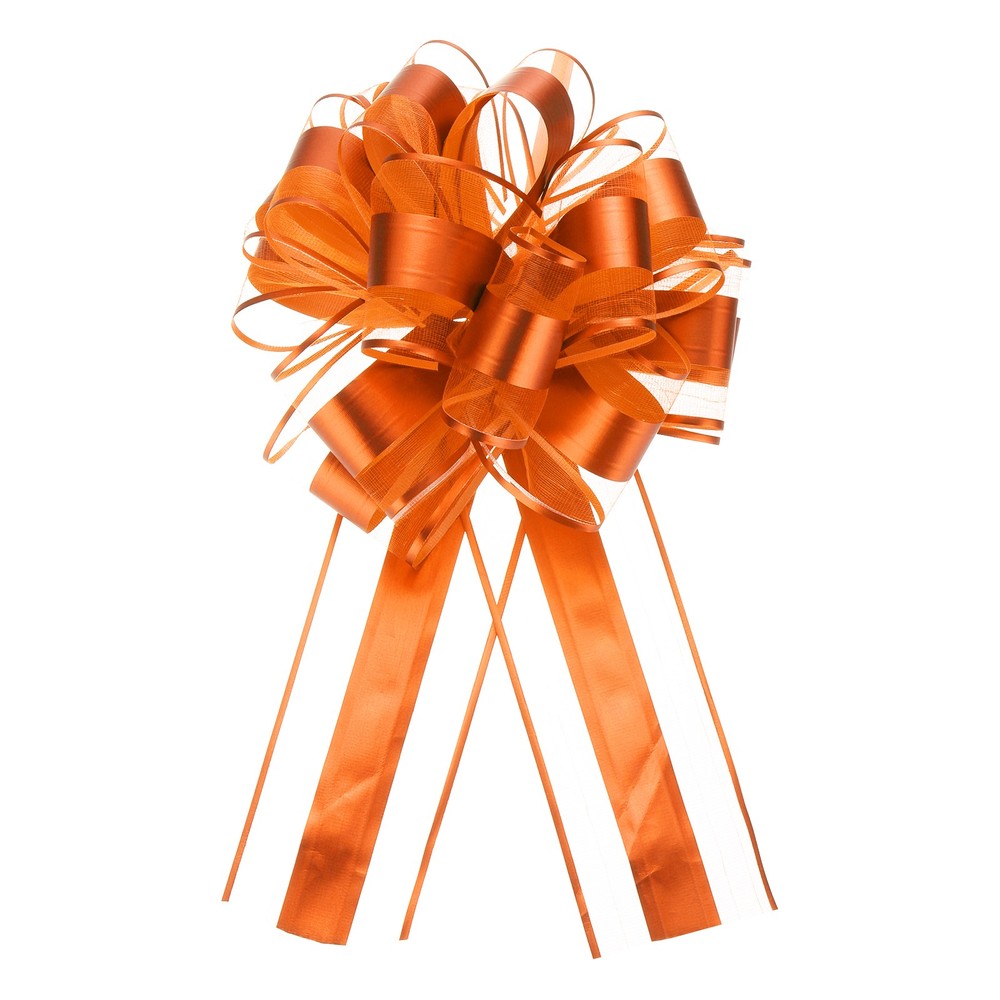 12pcs 11 Inch Extra Large Pull Bow Gift Wrapping Bows Ribbon Rose Gold