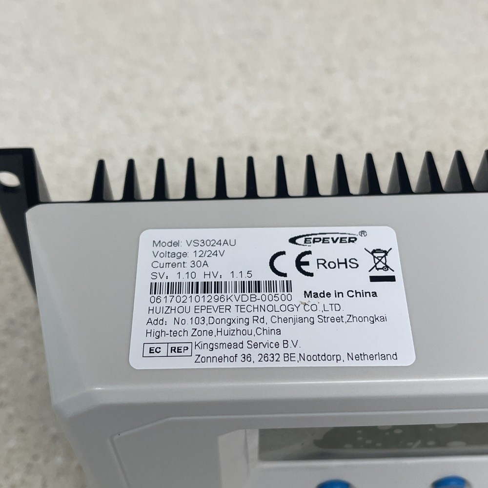 ® 30A Solar Charge Controller 12V/24V Auto Working PWM Solar Panel Charge Reg...