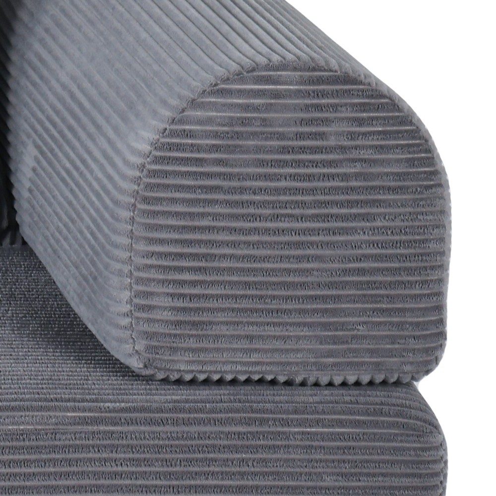 Foldable Sofa Bed 75", 3-Seater Sleeper w/ Memory Foam for Apartment