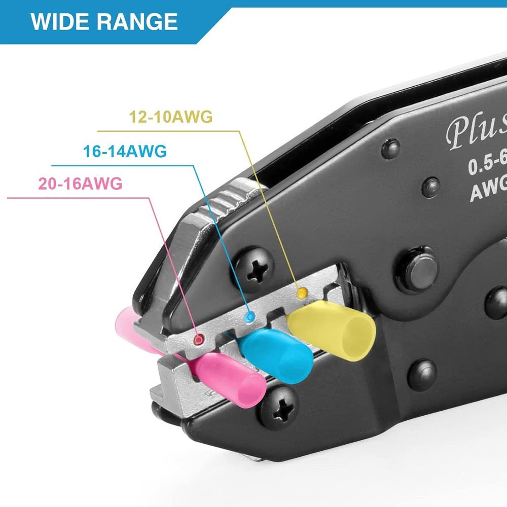 Professional Crimping Tool for Heat Shrink Connectors - Ergonomic & Efficient
