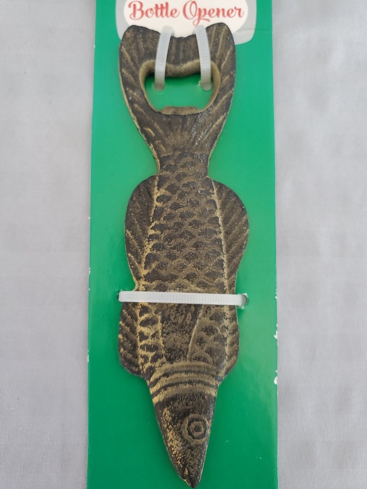 NEW! Cast Iron Fish Bottle Opener by Wemco