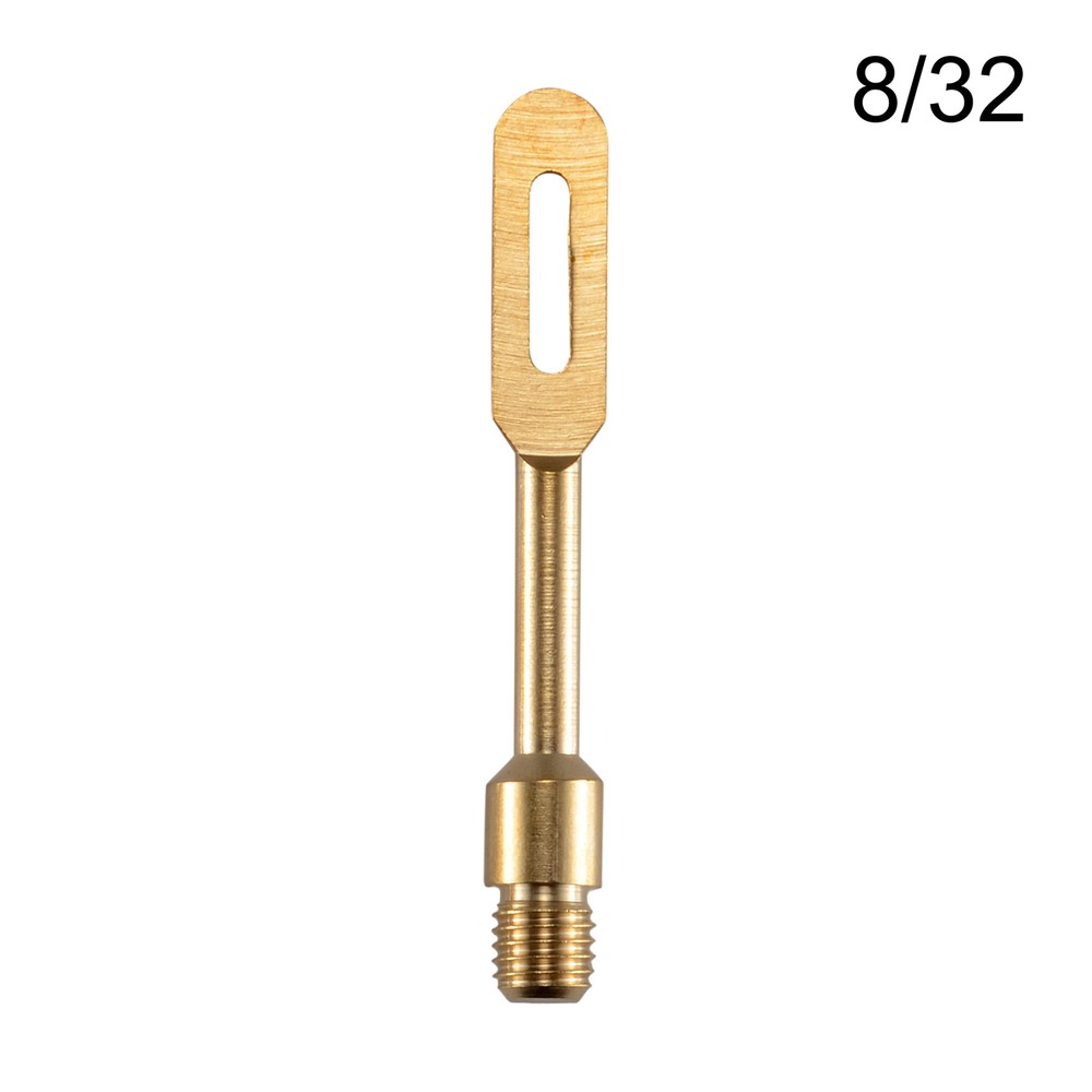 2 Pcs/Lots .45 Cal Solid Brass Slotted Tips Gun Clean Patch Puller Patch Holder