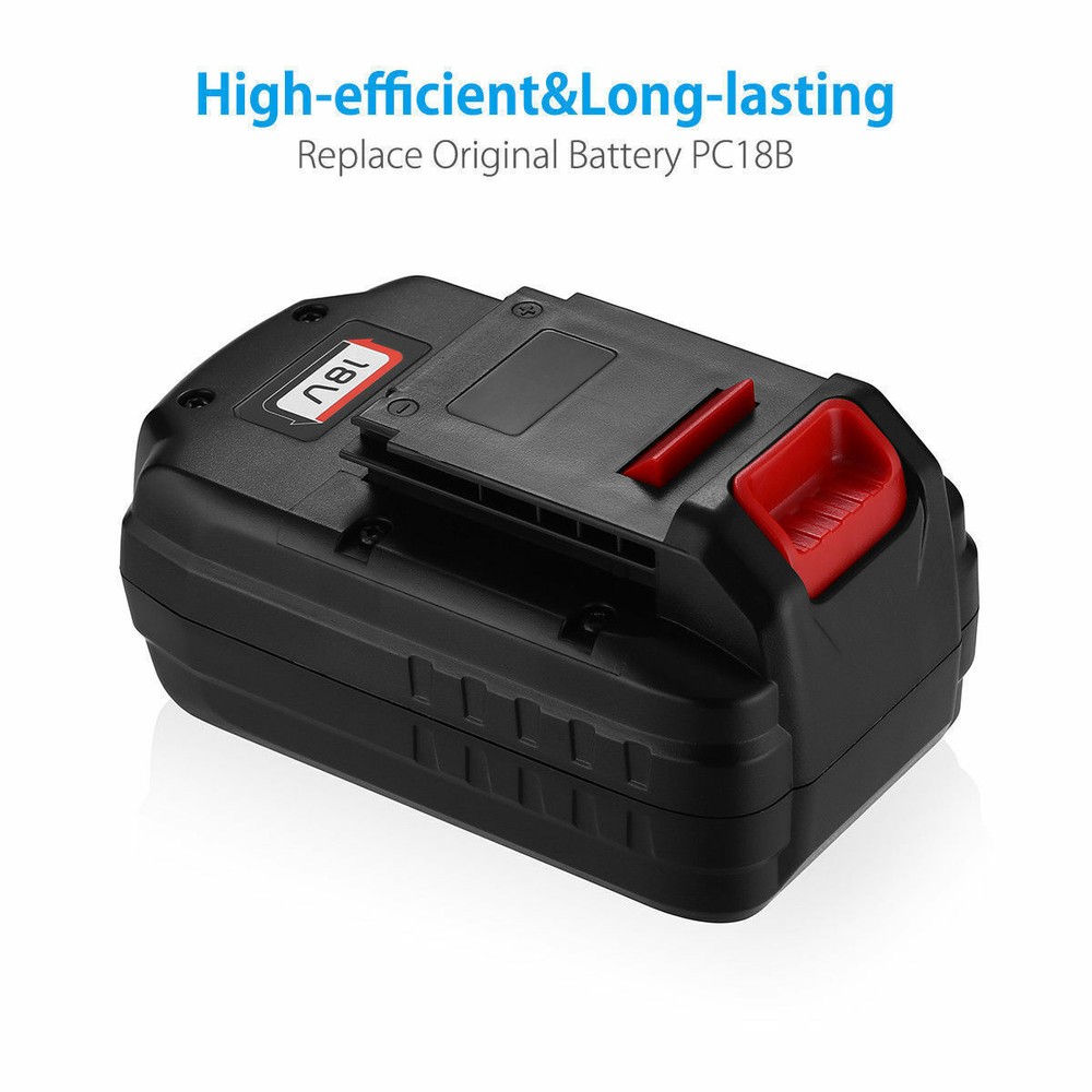 18V 18-Volt 4.8Ah Replacement Battery Pack for Porter Cable PC18B Cordless Tools