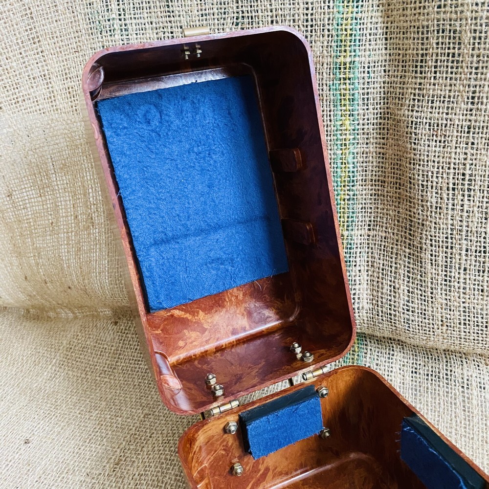 Soviet Bakelite box. Russian Shells/cartridges storage container. Ammo box USSR.
