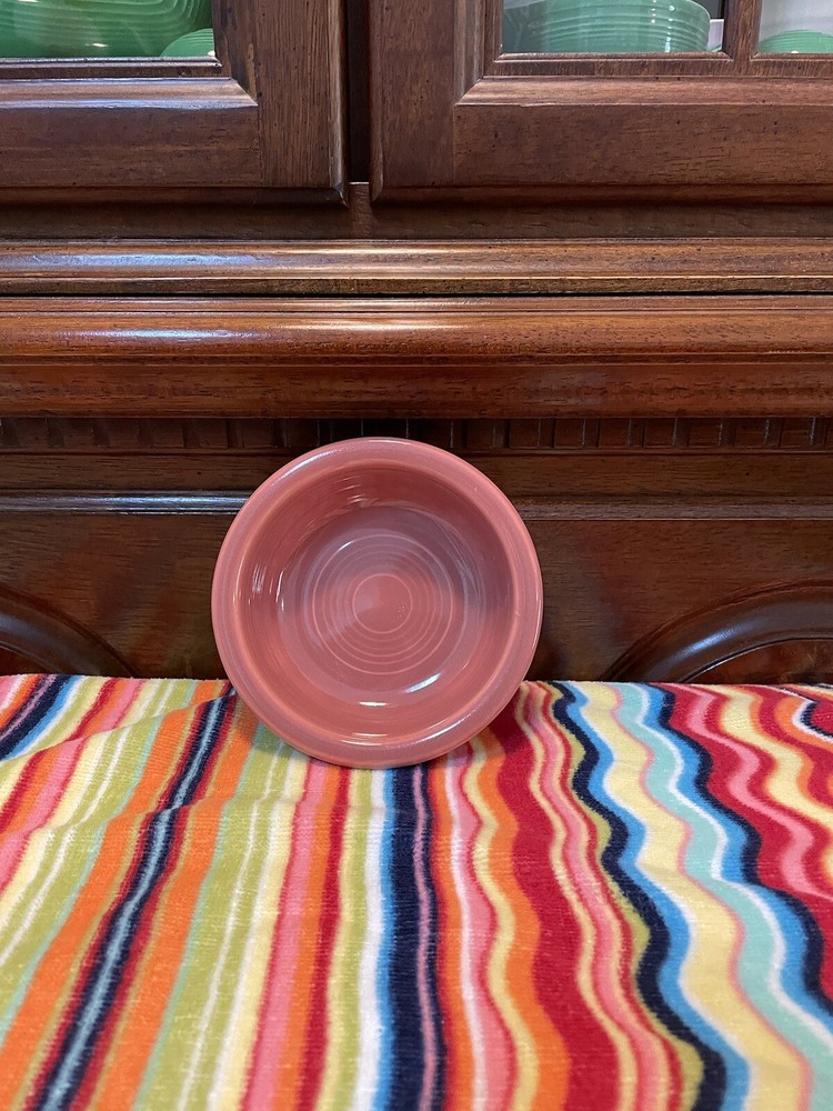 Fiesta Fruit Bowl 4 3/4 Inch Rose Vintage Pristine Condition