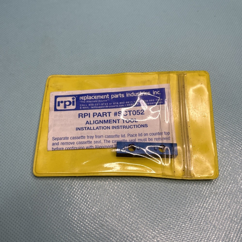 RPI Part #SCT052 OEM Probe Alignment Tool - SCICAN Statim 2000 5000