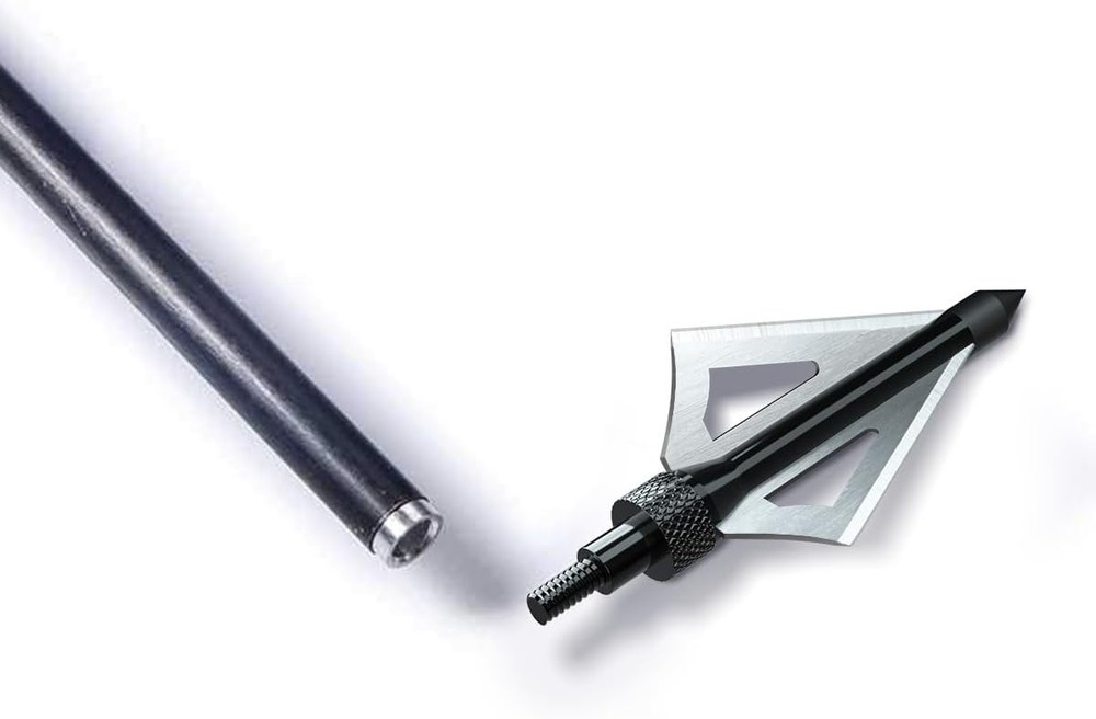 16Pcs 100Grain 3Blade Hunting Archery Broadhead Compound Bow Fixed Arrowhead Tip