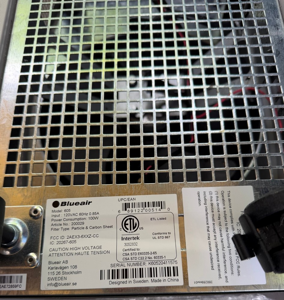 BlueAir Air Purifier 605