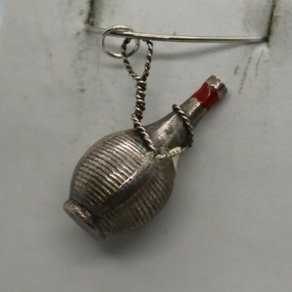 Sterling Silver Wine Cask Charm