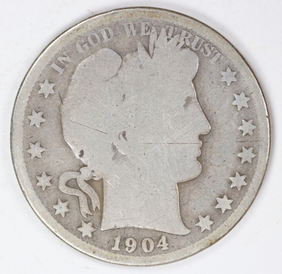 1904-S Barber Half Dollar 50C