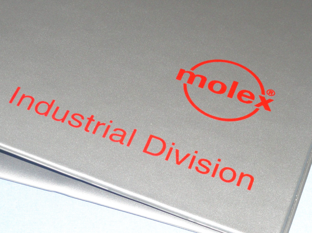 Vintage Molex Electronics Industrial Division 3 Ring Binder Notebook