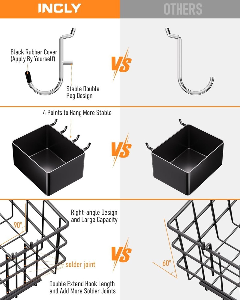 Pegboard Hooks and Accessories Kit