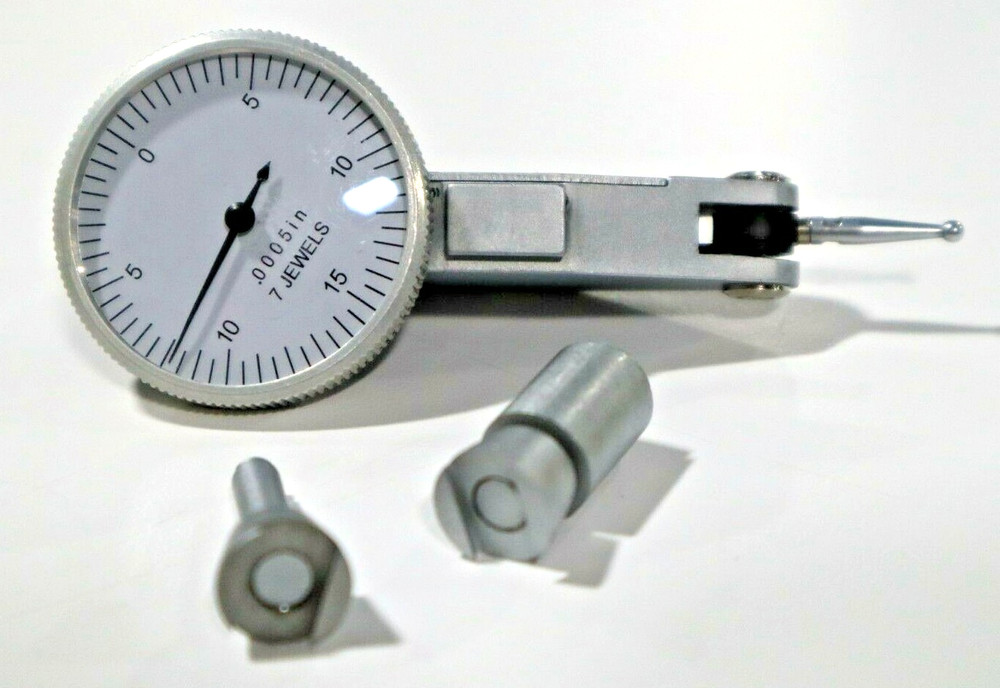 DIAL TEST INDICATOR, .0005" READING, 0.030" RANGE, 7 JEWELS             B225