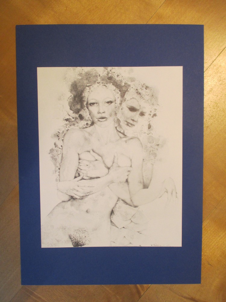 R.Bertrand, erotic drawing - B. No.: 8617 - DIN A4