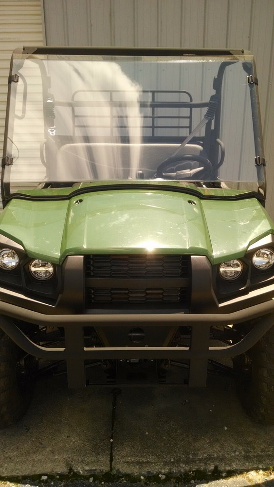2019-2020 Kawasaki Mule PRO MX Clear Full Windshield..A Full 1/4" THICK!